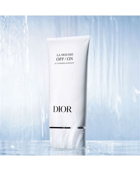 la mousse dior off/on|Dior facial cleanser lotion.